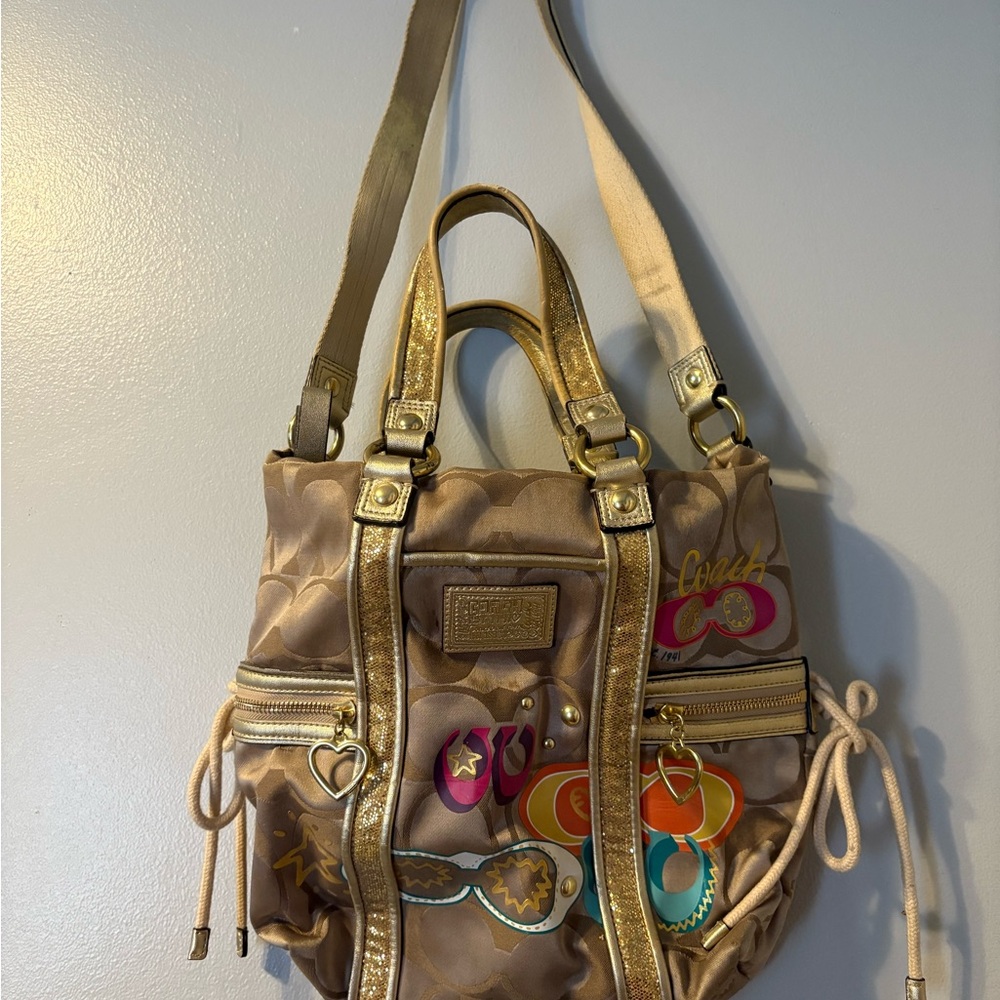 2009 Rare Coach Poppy Tote Handbag
